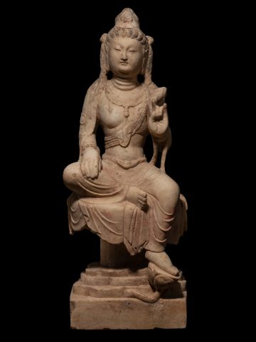 Throckmorton Fine Art Gallery New York | Seated Bodhisattva on Throne