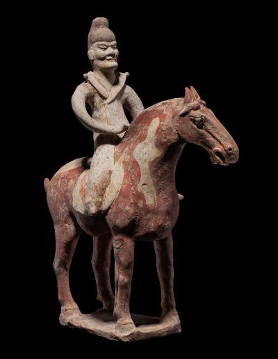 Throckmorton Fine Art Gallery New York | Man on Horse Looking