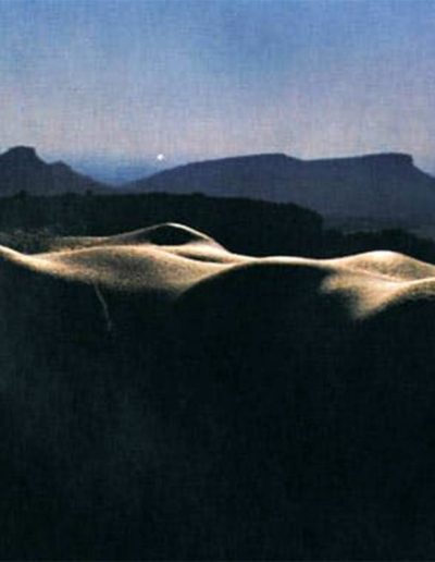 Lucien Clergue, Landscape Nude, 1960s — fresson print, 10 x 15 in