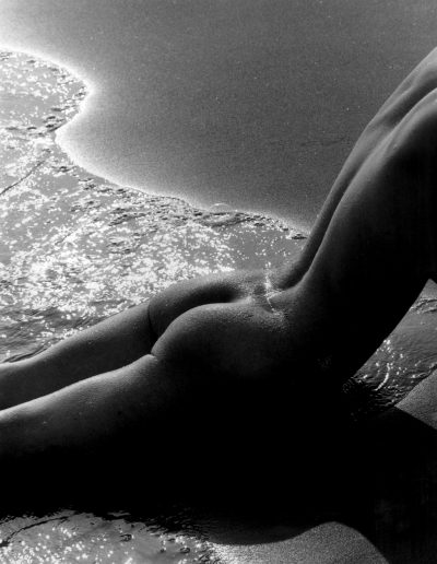 Lucien Clergue, Nude of the sea, 1971 — gelatin silver print mounted on board, 20 x 16 in