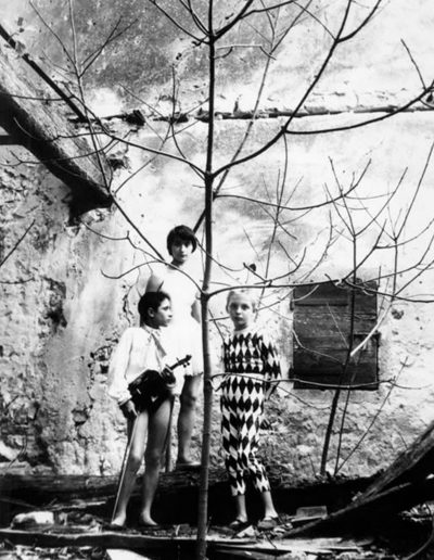 Lucien Clergue, Triade, Arles, 1955 — gelatin silver print, 12 x 9.5 in