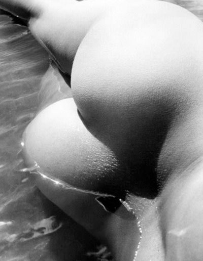Lucien Clergue, Nude in the Sea, Camargue, 1957 — gelatin silver print, 12 x 8.75 in